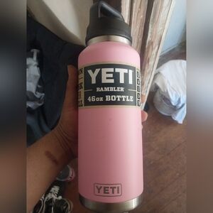 Yeti Rambler 46oz Bottle in Pink